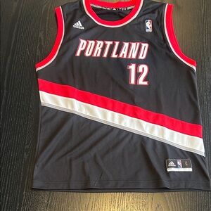 Adidas Portland Jersey in Black, Red, and White